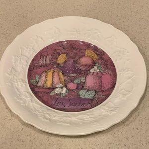 Gien France Les Sorbets Salad Dessert Plate 8 1/2”